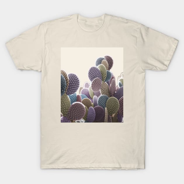 Pastel Cactus: Surreal photo in muted confetti colors T-Shirt by AtlasMirabilis